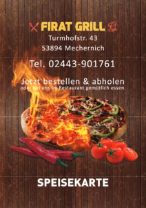 Firat Grill Mechernich - Speisekarte - 02443901761